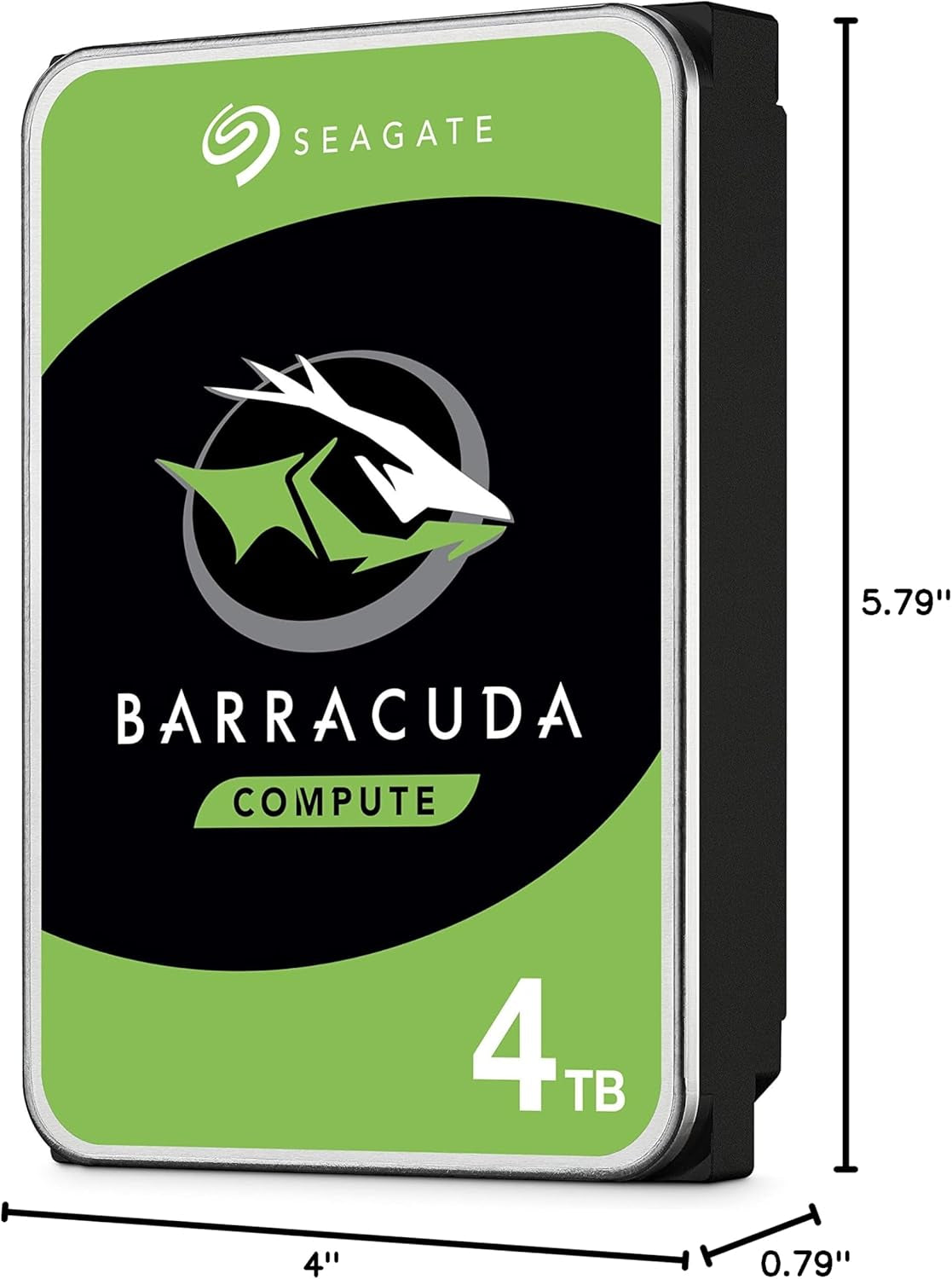 Barracuda 4TB Internal Hard Drive HDD – 3.5 Inch Sata 6 Gb/S 5400 RPM 256MB Cache for Computer Desktop PC – Frustration Free Packaging ST4000DMZ04/DM004