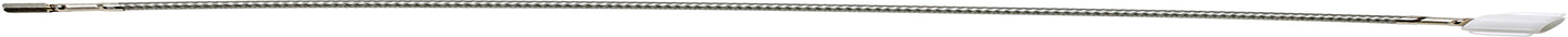 B1T16 Toilet Connector, Braided Stainless Steel-3/8-Inch Female Compression Thread X 7/8-Inch Female Ballcock Thread, 16-Inch Length