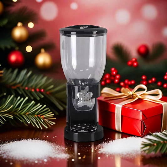 Single/Dual/Three Control Dry Food Dispenser - Multipurpose Snack, Cereal Container, No-Electricity Needed, Ideal for Christmas