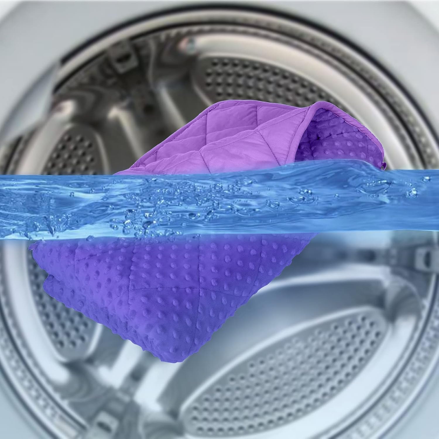 Violet Weighted Blanket for Kids 5Lbs 36Inx48In for Children 30 to 70Lbs Child Heavy Blanket Purple