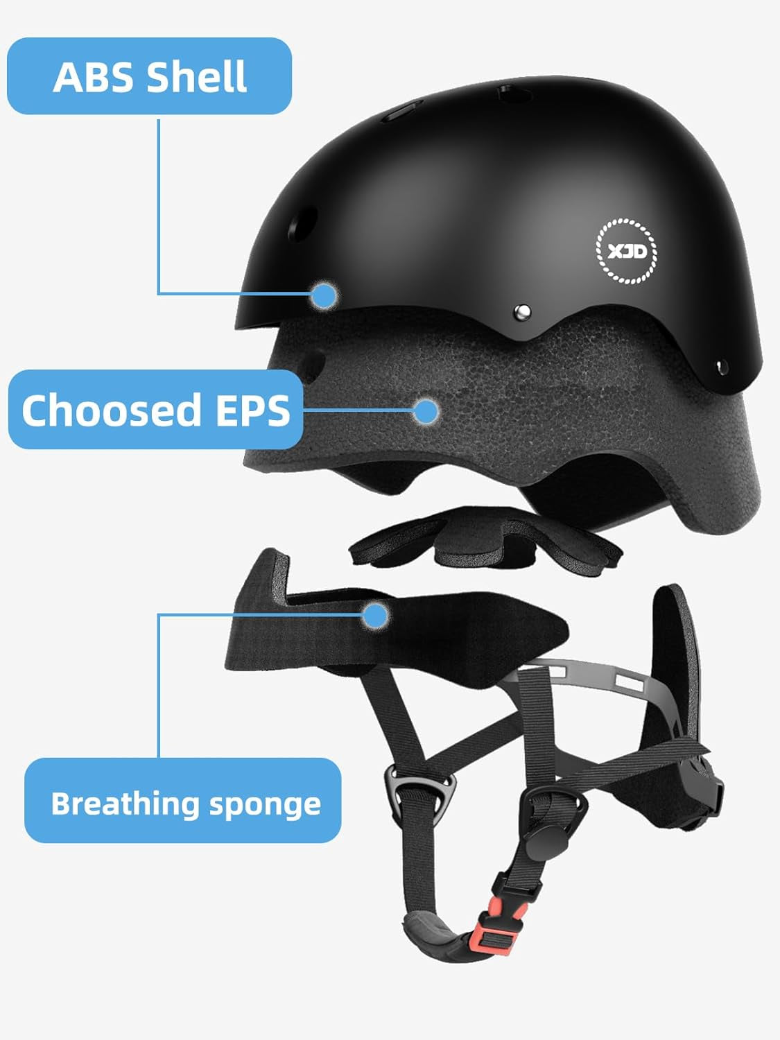 Toddler Bike Helmet for Baby/Infant 2-8 Years Old, Adjustable Skateboard Helmet for Kids Boys Girls