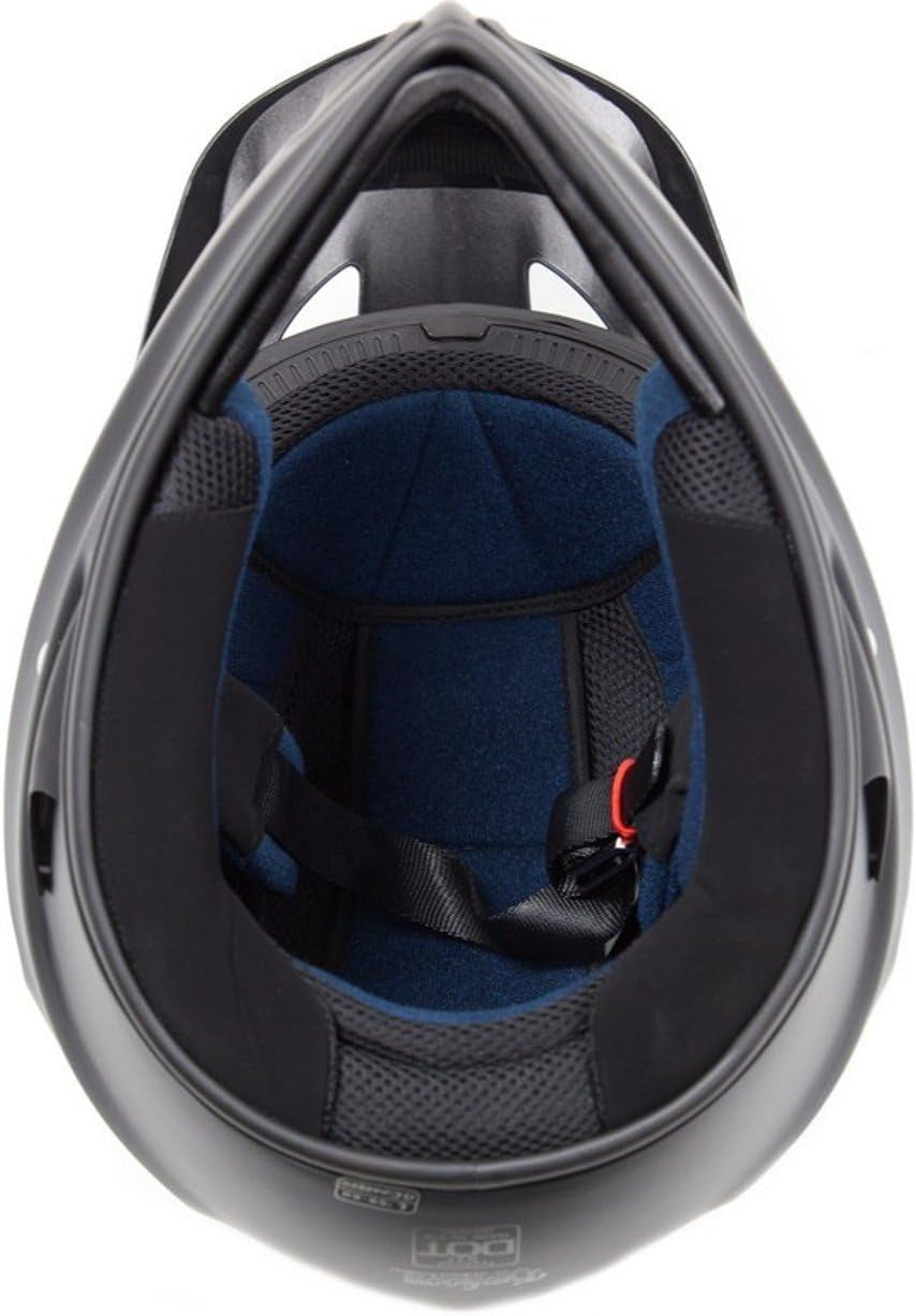 Typhoon ATV Motorcycle Helmet with Goggles & Gloves - DOT Certified Off-Road Racing Protection Gear Set for Adults/Teens - Durable MX Combo Pack