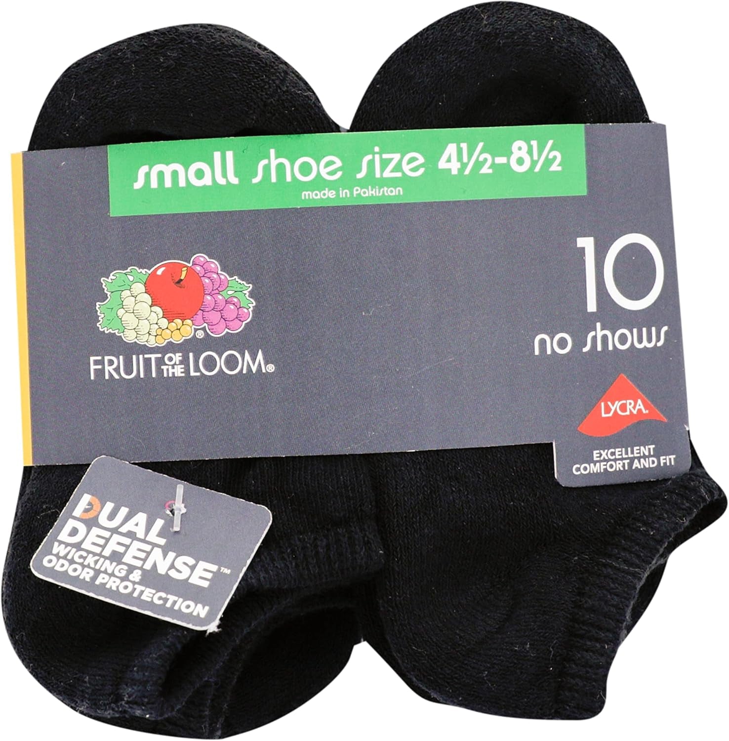 Boys' 10 Pair Pack Dual Defense Cushioned Comfort Socks