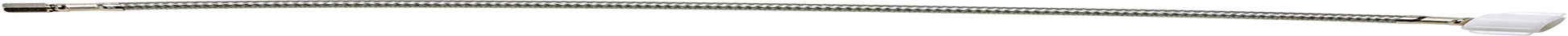 B1T16 Toilet Connector, Braided Stainless Steel-3/8-Inch Female Compression Thread X 7/8-Inch Female Ballcock Thread, 16-Inch Length