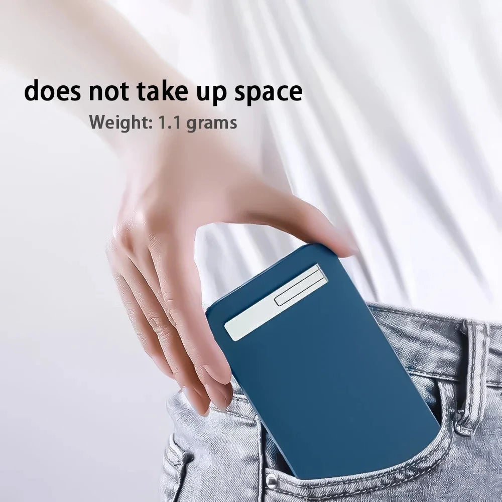Mobile Phone Holder Bracket Magnetic Ultra Thin Foldable Metal Alloy Desktop Cell Phone Stand for Iphone 15 13 Xiaomi