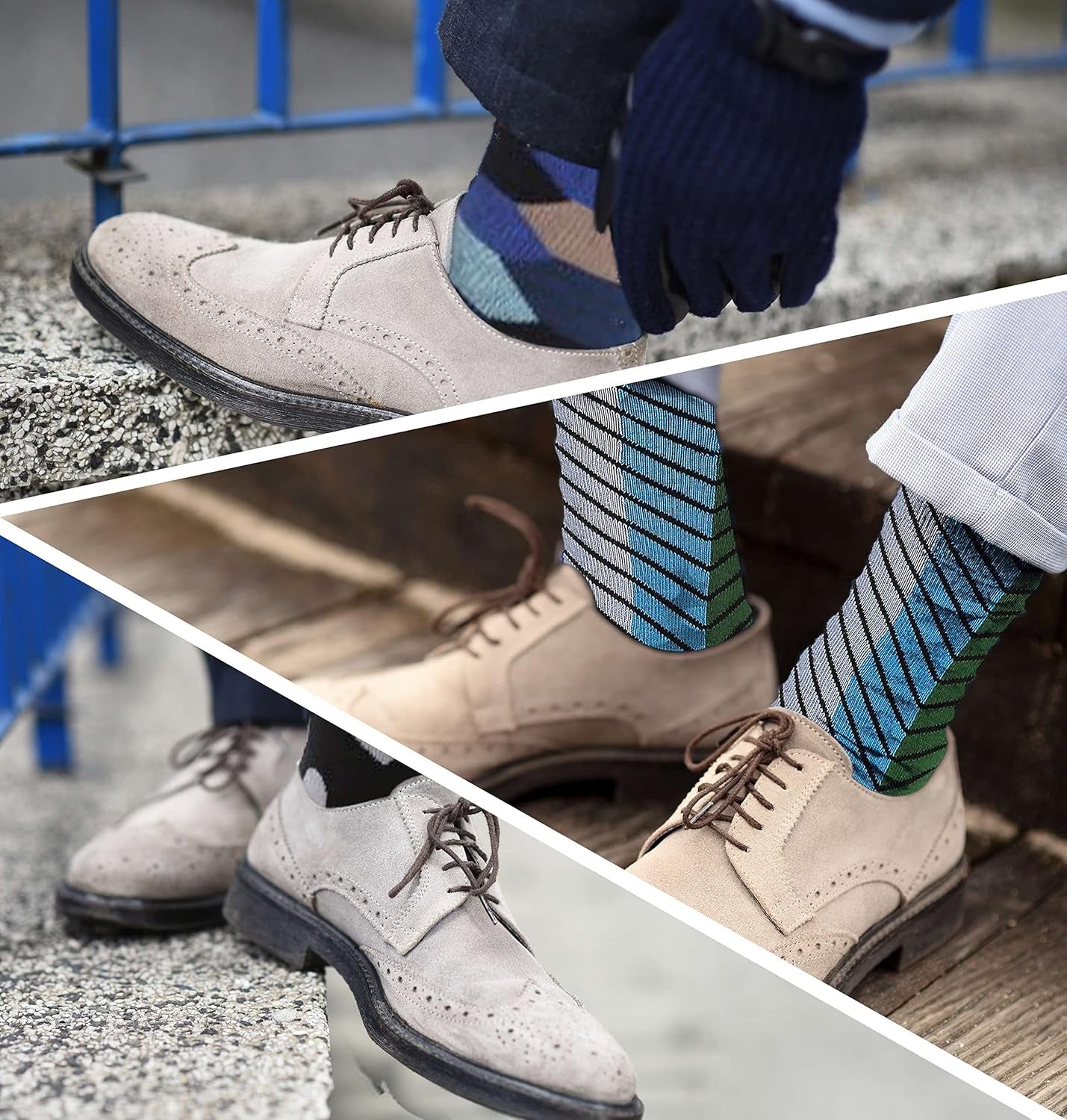Premium Cotton Odor Resistent Mens Dress Socks | 12 Pack