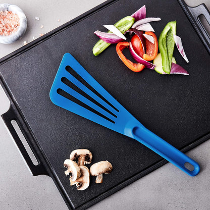 Hell'S Tools Hi-Heat Slotted Spatula, 12 Inch X 3.5 Inch, Blue (Pack of 5)