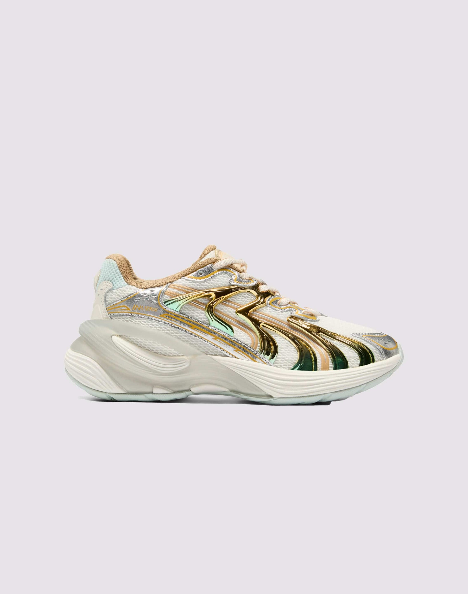 Inverse Metallic "White/Gold"